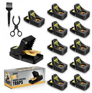 Pack Mouse Traps Indoor for Home,Mice Traps for House,Reusable Mouse Trap that Work,Small Mice Catchers for Home Indoor, Quick Set Mousetraps Effective Pack Mouse Traps Indoor for Home,Mice Traps for House,Reusable Mouse Trap that Work,Small Mice Catchers for Home Indoor, Quick Set Mousetraps Effective