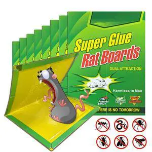 8 Pack Large Sticky Mouse Traps 12.6 x 8.5 (unfolded), Super Strong Adhesive Glue Boards for Mice & Rats, Effective Rodent Glue Traps for Indoor & Outdoor Kitchen,Garages, Basements, Household Areas 8 Pack Large Sticky Mouse Traps 12.6 x 8.5 (unfolded), Super Strong Adhesive Glue Boards for Mice & Rats, Effective Rodent Glue Traps for Indoor & Outdoor Kitchen,Garages, Basements, Household Areas