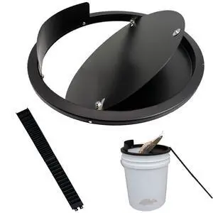 Bucket Lid Metal 5 Gallon Bucket lid,Strong Metal Material that Cannot be Bitten, auto Reset, Does not Include Bucket (1Pack) (Black) Bucket Lid Metal 5 Gallon Bucket lid,Strong Metal Material that Cannot be Bitten, auto Reset, Does not Include Bucket (1Pack) (Black)