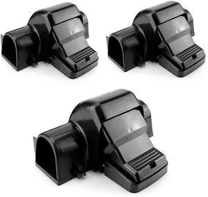Pet-Safe & Child-Safe Rat Traps w/Tunnel Design Dual Entry for Better Capture Rate - No Harmful Poison - Prevents Accidental Triggering - Avoid Finger Snapping - Setup in Seconds. (3 Pack) Pet-Safe & Child-Safe Rat Traps w/Tunnel Design Dual Entry for Better Capture Rate - No Harmful Poison - Prevents Accidental Triggering - Avoid Finger Snapping - Setup in Seconds. (3 Pack)