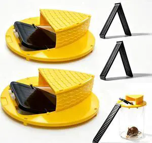 Upgraded Mouse Trap Bucket, 5 Gallon Mouse Bucket Trap Flip Lid, Reusable Rat Trap, Eco-Friendly Bucket Rat Trap, Mouse Traps Indoor for Home, Rat Traps Outdoor 2PACK Upgraded Mouse Trap Bucket, 5 Gallon Mouse Bucket Trap Flip Lid, Reusable Rat Trap, Eco-Friendly Bucket Rat Trap, Mouse Traps Indoor for Home, Rat Traps Outdoor 2PACK