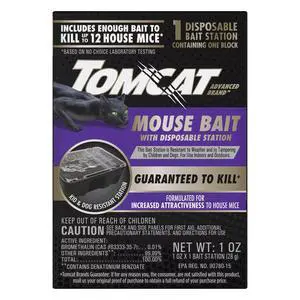 Advanced Brand Mouse Bait with Disposable Station, Indoor and Outdoor Use, 1 Pre-Filled Ready-to-Use Station Advanced Brand Mouse Bait with Disposable Station, Indoor and Outdoor Use, 1 Pre-Filled Ready-to-Use Station