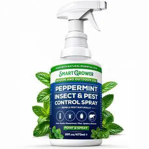 Peppermint Oil Spray for Insects, Pests, Rodents, Mice, Bugs, Spiders, Ants & Wasps - All Natural Pest Control Repellent for Home, Indoor, Outdoor, Garden, Maximum Strength, Ready-to-Use, 16 FL OZ Peppermint Oil Spray for Insects, Pests, Rodents, Mice, Bugs, Spiders, Ants & Wasps - All Natural Pest Control Repellent for Home, Indoor, Outdoor, Garden, Maximum Strength, Ready-to-Use, 16 FL OZ