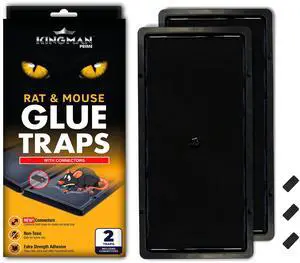 Rat Mouse Rodent Pest Glue Trap (Large Size) Tray Heavy Duty (5 Pack/ 10 Traps) with Connectors Rat Mouse Rodent Pest Glue Trap (Large Size) Tray Heavy Duty (5 Pack/ 10 Traps) with Connectors