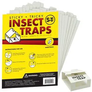 Insect Traps, 30 Count, Glue Traps for Brown Recluse, Hobo Spiders, Black Widows, Use in Home, Basement or Garage, or Utility Rooms for Pest Control Insect Traps, 30 Count, Glue Traps for Brown Recluse, Hobo Spiders, Black Widows, Use in Home, Basement or Garage, or Utility Rooms for Pest Control