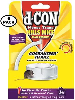 No View, No Touch Covered Mouse Trap, 1 Trap (Pack of 6) No View, No Touch Covered Mouse Trap, 1 Trap (Pack of 6)