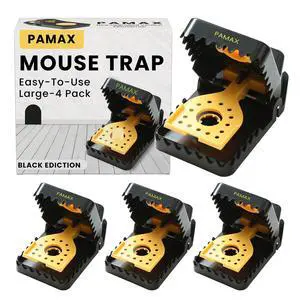 Mouse Trap Humane & Powerful Mouse Traps, Reusable Indoor Quick Kill Mice Trap for Home, Safe and Effective Mousetrap Catcher Large 4-Pack Mouse Trap Humane & Powerful Mouse Traps, Reusable Indoor Quick Kill Mice Trap for Home, Safe and Effective Mousetrap Catcher Large 4-Pack