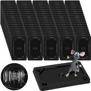 Pieces Mouse and Insect Glue Traps Heavier Sticky Traps with Non-Toxic Glue for Mice and Insects, Pet and Children Safe (3 x 5 Inch) Pieces Mouse and Insect Glue Traps Heavier Sticky Traps with Non-Toxic Glue for Mice and Insects, Pet and Children Safe (3 x 5 Inch)