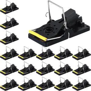 Pcs Mouse Traps Bulk Plastic Snap Rat Trap Reusable Quick Effective Safe for Indoor Outdoor Home House Warehouse Garden Kitchen 3.86 x 1.81 x 2.17 Inch (Black,Yellow) Pcs Mouse Traps Bulk Plastic Snap Rat Trap Reusable Quick Effective Safe for Indoor Outdoor Home House Warehouse Garden Kitchen 3.86 x 1.81 x 2.17 Inch (Black,Yellow)