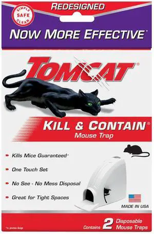 Kill & Contain Mouse Trap, Never See a Dead Rodent Again, 2 Traps Kill & Contain Mouse Trap, Never See a Dead Rodent Again, 2 Traps