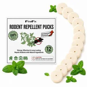 Mouse Repellent 12 Pack, Natural Mice Deterrent for Garage, Attic, Basement, RV Storage, Peppermint Oil Rodent Repellent, Family and Pet Friendly, Trap and Poison Alternative Mouse Repellent 12 Pack, Natural Mice Deterrent for Garage, Attic, Basement, RV Storage, Peppermint Oil Rodent Repellent, Family and Pet Friendly, Trap and Poison Alternative