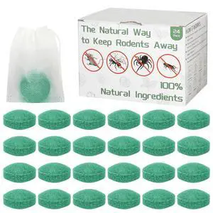 Peppermint Oil Balls for Mice Rodent Deterrent, Natural Pest Control Pouches for Cockroach, Spider and Pests, Keeps Rats Away from Home and Kitchen, Family & Pet Safe Peppermint Oil Balls for Mice Rodent Deterrent, Natural Pest Control Pouches for Cockroach, Spider and Pests, Keeps Rats Away from Home and Kitchen, Family & Pet Safe