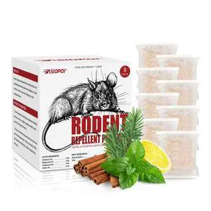 Mouse Rodent Repellent Pounches, 12 Pack Peppermint Oil Mice Repellent, Natural Mouse Deterrent for Kitchen, Warehouse, Car, Indoor, Outdoor Safe for Pets & Family Mouse Rodent Repellent Pounches, 12 Pack Peppermint Oil Mice Repellent, Natural Mouse Deterrent for Kitchen, Warehouse, Car, Indoor, Outdoor Safe for Pets & Family