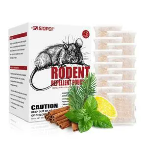Mouse Rodent Repellent Pouches Peppermint, Castor Oil & Cinnamon Formula Natural Indoor Deterrent for Mice and Rodents Plant-Based, Long-Lasting Protection 12 Pack Mouse Rodent Repellent Pouches Peppermint, Castor Oil & Cinnamon Formula Natural Indoor Deterrent for Mice and Rodents Plant-Based, Long-Lasting Protection 12 Pack