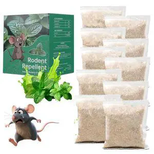 Mouse Rodent Repellent, 10 Pack Peppermint Lemon Oil Mice Repellent for Squirrel Rats Spider Pests, Natural Deterrent for Kitchen, Warehouse, Car, Indoor, Outdoor, Safe for Pets & Family Mouse Rodent Repellent, 10 Pack Peppermint Lemon Oil Mice Repellent for Squirrel Rats Spider Pests, Natural Deterrent for Kitchen, Warehouse, Car, Indoor, Outdoor, Safe for Pets & Family