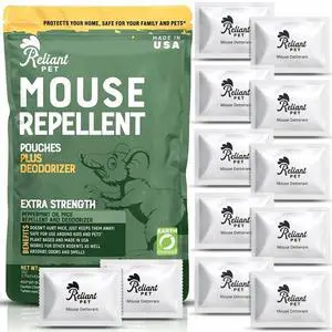 Mouse Repellent Pouches - Rodent Repellent Made in USA (12 Pouches) - Keep Rodents Out of Cars Engines - Mice Repellent Indoor and Outdoor - Mouse Deterrents that Work with Peppermint Oil Mouse Repellent Pouches - Rodent Repellent Made in USA (12 Pouches) - Keep Rodents Out of Cars Engines - Mice Repellent Indoor and Outdoor - Mouse Deterrents that Work with Peppermint Oil