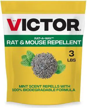 Way Rat & Mouse Repellent - Repel Rodents Outdoors with Essential Oils - Biodegradable Pellets - Natural, Non-Toxic & Poison-Free Rodent Repeller for Rats and Mice - M807 - 3 lb Bag Way Rat & Mouse Repellent - Repel Rodents Outdoors with Essential Oils - Biodegradable Pellets - Natural, Non-Toxic & Poison-Free Rodent Repeller for Rats and Mice - M807 - 3 lb Bag