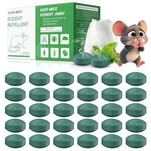 Mouse Rodent Repellent, 32 Pack Peppermint Lemon Oil Mice Repellent for Squirrel Rats Spider Pest Control Indoor & Outdoor, Mice Deterrent Replace Trap Poisoning Family & Pet Safe Mouse Rodent Repellent, 32 Pack Peppermint Lemon Oil Mice Repellent for Squirrel Rats Spider Pest Control Indoor & Outdoor, Mice Deterrent Replace Trap Poisoning Family & Pet Safe