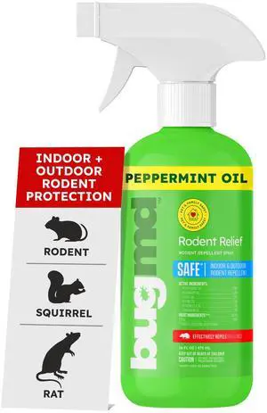 Peppermint Oil Spray for Rodents - 16oz Mouse Repellent & Rodent Repellent Spray, Natural Mice Repellent with Cinnamon, Clove, and Rosemary Oils - Safe Indoor & Outdoor Use Peppermint Oil Spray for Rodents - 16oz Mouse Repellent & Rodent Repellent Spray, Natural Mice Repellent with Cinnamon, Clove, and Rosemary Oils - Safe Indoor & Outdoor Use
