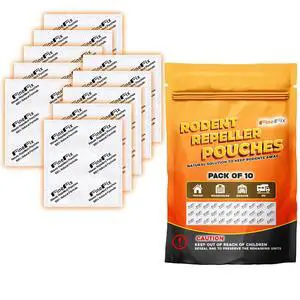 Rodent Repellent Pouches, 10 Pack Natural Peppermint Mouse Repellent Pouch, Rodent-Repelling Pouches Help Get Rid of Mice and Rats for Indoor and Outdoor Use in Home, Garage, RV, Barn, Boat Rodent Repellent Pouches, 10 Pack Natural Peppermint Mouse Repellent Pouch, Rodent-Repelling Pouches Help Get Rid of Mice and Rats for Indoor and Outdoor Use in Home, Garage, RV, Barn, Boat