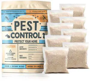 Pest Control Pouches Mosquito Repellent Mice, Rats, Ants, Cockroaches, Moths, and Other pests Peppermint Oil Mouse Repellentrat Repellent for House(8p) Pest Control Pouches Mosquito Repellent Mice, Rats, Ants, Cockroaches, Moths, and Other pests Peppermint Oil Mouse Repellentrat Repellent for House(8p)