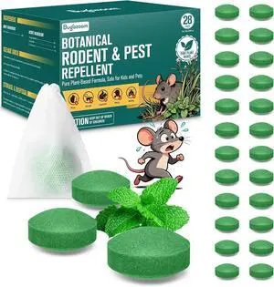 Natural Peppermint Oil Moth Balls for Rodents Deterrent Balls - 28 Pack, Family & Pet-Safe, Long-Lasting Rodent Control for Home/Garden Natural Peppermint Oil Moth Balls for Rodents Deterrent Balls - 28 Pack, Family & Pet-Safe, Long-Lasting Rodent Control for Home/Garden