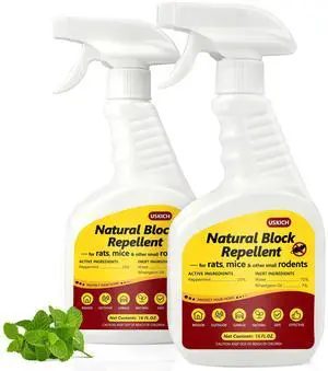 Peppermint Oil Rodent Repellent Spray for Vehicles -2 Pack Rodent Repellent & Mouse Repellent Spray, Natural Mice Repellent for Car Engines, RVs, Trucks & Boats Peppermint Oil Rodent Repellent Spray for Vehicles -2 Pack Rodent Repellent & Mouse Repellent Spray, Natural Mice Repellent for Car Engines, RVs, Trucks & Boats
