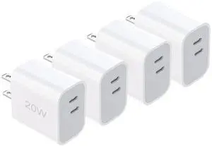 20W Fast Charger, Dual USB C Port Power Adapter Charger, Block Charging Charger for iPhone 17/16/15 20W Fast Charger, Dual USB C Port Power Adapter Charger, Block Charging Charger for iPhone 17/16/15