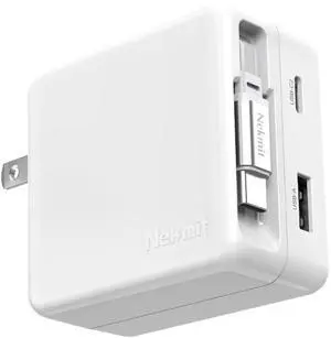 USB C Charger Block, 65W 3-Port Wall Charger with Built-in Retractable USB C Cable, PPS Fast Wall Plug for iPhone 17/16/15 Series, iPad, and More USB C Charger Block, 65W 3-Port Wall Charger with Built-in Retractable USB C Cable, PPS Fast Wall Plug for iPhone 17/16/15 Series, iPad, and More