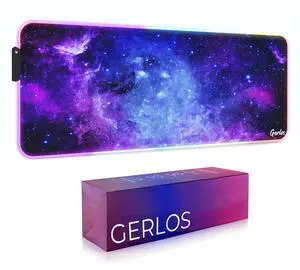RGB Gaming Mouse Pad, Large LED Desk Mat, 31.5 x 11.8 Inch RGB Gaming Mouse Pad, Large LED Desk Mat, 31.5 x 11.8 Inch