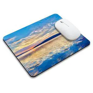 Beautiful Lake and Mountains at Sunset Mouse Pad Mat Rectangle Non-Slip Rubber Base Computer Mousepad Beautiful Lake and Mountains at Sunset Mouse Pad Mat Rectangle Non-Slip Rubber Base Computer Mousepad