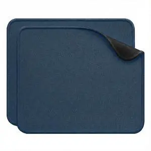 2-Pack Large Mousepad with Non-Slip Rubber Base, Waterproof Computer Mouse Pad with Anti-fray Stitching, Mouse Pads for Laptop PC & Office Home Desk (Blue) 2-Pack Large Mousepad with Non-Slip Rubber Base, Waterproof Computer Mouse Pad with Anti-fray Stitching, Mouse Pads for Laptop PC & Office Home Desk (Blue)