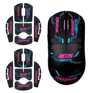 Pack Cyberpunk-Neon Mouse Grip Tape for G PRO Wireless/G PRO 2 Lightspeed - 0.5mm Ultra-Thin Anti-Slip Sweat-Resistant Pre-Cut Professional Competitive Upgrade Kit Pack Cyberpunk-Neon Mouse Grip Tape for G PRO Wireless/G PRO 2 Lightspeed - 0.5mm Ultra-Thin Anti-Slip Sweat-Resistant Pre-Cut Professional Competitive Upgrade Kit