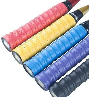 New Rackets Grip Anti Slip Perforated Super Absorbent Tennis Badminton Pickleball Overgrip 5 Pack. New Rackets Grip Anti Slip Perforated Super Absorbent Tennis Badminton Pickleball Overgrip 5 Pack.