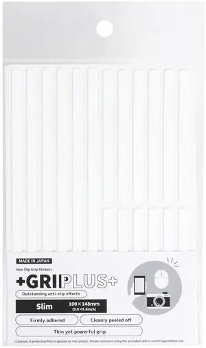 Non Slip Grip Stickers Slim (White, 100×148mm(3.9×5.8")) - Reusable Adhesive Pad for Desk, Phone, Mouse, Office, Multi-Purpose Non Slip Grip Stickers Slim (White, 100×148mm(3.9×5.8")) - Reusable Adhesive Pad for Desk, Phone, Mouse, Office, Multi-Purpose