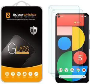 Designed for Google Pixel 5 Tempered Glass Screen Protector, 0.33mm, Anti Scratch, Bubble Free Designed for Google Pixel 5 Tempered Glass Screen Protector, 0.33mm, Anti Scratch, Bubble Free