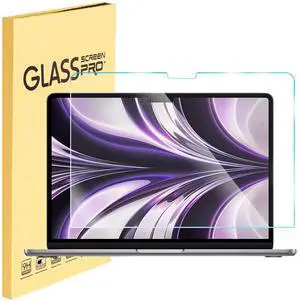 Tempered Glass Screen Protector for MacBook Air 13.6 Inch, Compatible with 2026-2022 Models (A3449/A3240/A3113/A2681) & M5/M4/M3/M2 Chip, 9H Hardness, Bubble Free, Anti Fingerprint Tempered Glass Screen Protector for MacBook Air 13.6 Inch, Compatible with 2026-2022 Models (A3449/A3240/A3113/A2681) & M5/M4/M3/M2 Chip, 9H Hardness, Bubble Free, Anti Fingerprint