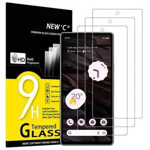 Pack Designed for Google Pixel 7a Screen Protector Tempered Glass, Bubble Free, Ultra Resistant Pack Designed for Google Pixel 7a Screen Protector Tempered Glass, Bubble Free, Ultra Resistant