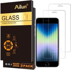 Screen Protector for iPhone SE 2020/2022 2Pack 0.33mm 4.7 Inch Tempered Glass Case Friendly iPhone SE 2nd/3rd Generation Screen Protector for iPhone SE 2020/2022 2Pack 0.33mm 4.7 Inch Tempered Glass Case Friendly iPhone SE 2nd/3rd Generation