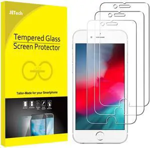 Pack Screen Protector for iPhone SE 3/2 (2022/2020 Edition), iPhone 8, iPhone 7, iPhone 6s, and iPhone 6, Tempered Glass Film, 4.7-Inch Pack Screen Protector for iPhone SE 3/2 (2022/2020 Edition), iPhone 8, iPhone 7, iPhone 6s, and iPhone 6, Tempered Glass Film, 4.7-Inch