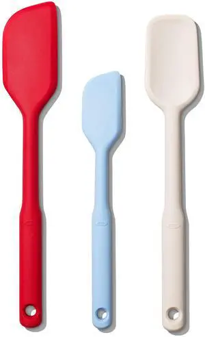 Good Grips 3 Piece Silicone Spatula Set, One Size, Multi, Multicolor Good Grips 3 Piece Silicone Spatula Set, One Size, Multi, Multicolor