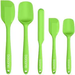 Piece Silicone Spatula Set - Heat Resistant 446°F Food Grade BPA Free, Nonstick Cookware Safe Dishwasher Safe Kitchen Tools for Baking, Cooking, Stirring, Multicolor. Piece Silicone Spatula Set - Heat Resistant 446°F Food Grade BPA Free, Nonstick Cookware Safe Dishwasher Safe Kitchen Tools for Baking, Cooking, Stirring, Multicolor.