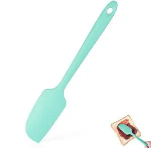 600°F Heat Resistant Small Spatula, Mini Food-Grade Silicone Bowl Scraper Compact Flexible Kitchen Cooking Baking Tool for Scraping Jar Jams Nut Butters & Mixing Stirring Sauce (Aqua Sky) 600°F Heat Resistant Small Spatula, Mini Food-Grade Silicone Bowl Scraper Compact Flexible Kitchen Cooking Baking Tool for Scraping Jar Jams Nut Butters & Mixing Stirring Sauce (Aqua Sky)