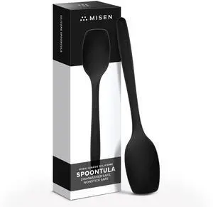 Dishwasher Safe, Heat resistance, Nonstick Safe - Professional-Grade Versatile Kitchen Tool for Stirring, Spponging, Folding and Flipping - 4 Tools in One - Built to Last - Black Dishwasher Safe, Heat resistance, Nonstick Safe - Professional-Grade Versatile Kitchen Tool for Stirring, Spponging, Folding and Flipping - 4 Tools in One - Built to Last - Black