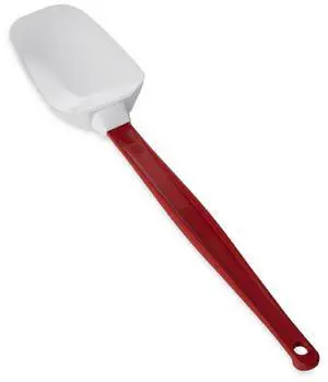 High Heat Spoon Scraper Spatula, 13.5-Inch, Dishwasher Safe, Red, for Resturant/Home Cooking/Baking High Heat Spoon Scraper Spatula, 13.5-Inch, Dishwasher Safe, Red, for Resturant/Home Cooking/Baking