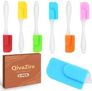 Piece Mini Silicone Spatula Set Small Rubber Spatulas for Baking Cooking Mixing Thin Jar Scraper Heat Resistant Kitchen Utensils Cake Decorating Tools Piece Mini Silicone Spatula Set Small Rubber Spatulas for Baking Cooking Mixing Thin Jar Scraper Heat Resistant Kitchen Utensils Cake Decorating Tools