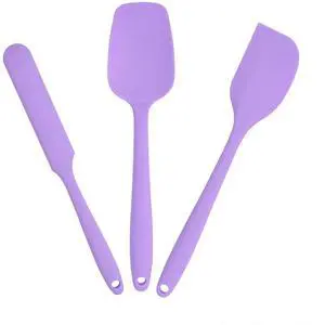 Spatulas Silicone Heat Resistant, Rubber Spatula Food Grade, Handle with Ergonomic Grip Kitchen Utensils Set,Nonstick Silicona Cooking Utensils Set for Cooking and Mixing 3Pacs Purple Spatulas Silicone Heat Resistant, Rubber Spatula Food Grade, Handle with Ergonomic Grip Kitchen Utensils Set,Nonstick Silicona Cooking Utensils Set for Cooking and Mixing 3Pacs Purple