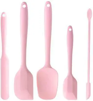 Piece Pink Silicone Spatula Set, Heat Resistant Rubber Spatulas Set, Silicone Kitchen Utensils Set Dishwasher Safe for Nonstick Cookware Baking Cooking Piece Pink Silicone Spatula Set, Heat Resistant Rubber Spatulas Set, Silicone Kitchen Utensils Set Dishwasher Safe for Nonstick Cookware Baking Cooking