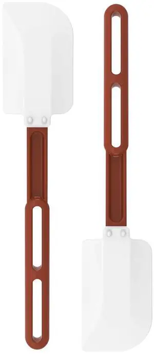 Commercial Spatula 500°F Heat-Resistant Heavy Duty Spatula Non-Stick Scraper, Ideal for Baking/Cooking/Mixing, Commercial Dishwasher Safe, Set of 2 Commercial Spatula 500°F Heat-Resistant Heavy Duty Spatula Non-Stick Scraper, Ideal for Baking/Cooking/Mixing, Commercial Dishwasher Safe, Set of 2