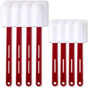 Pcs High Temp Silicone Spatulas Heat Resistant Rubber Spatula Commercial Silicone Scraper with Handle for Kitchen Cook Baking Mixing Utensil, Dishwasher Safe (10 Inch,14 Inch) Pcs High Temp Silicone Spatulas Heat Resistant Rubber Spatula Commercial Silicone Scraper with Handle for Kitchen Cook Baking Mixing Utensil, Dishwasher Safe (10 Inch,14 Inch)